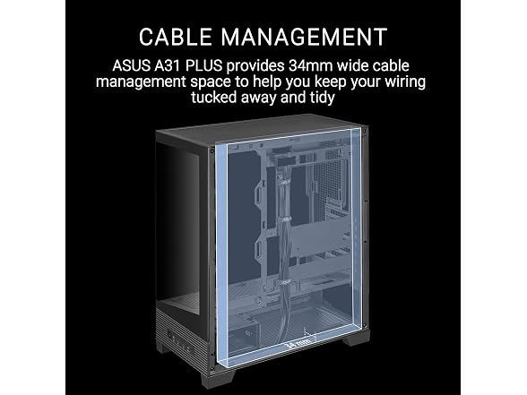 ASUS A31 PLUS Black ATX PC Case