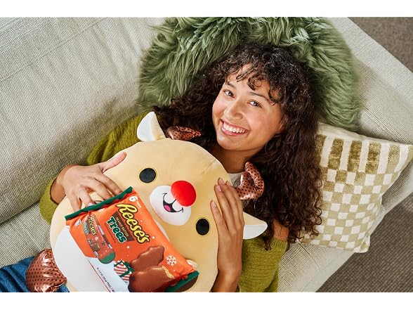 Snackles Christmas Snowman & Chupachups 14 Inch Plush