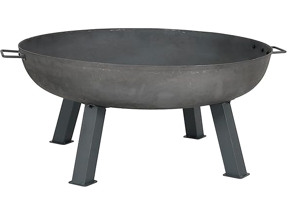 Sunnydaze 34-Inch Cast Iron Heavy-Duty Fire Pit