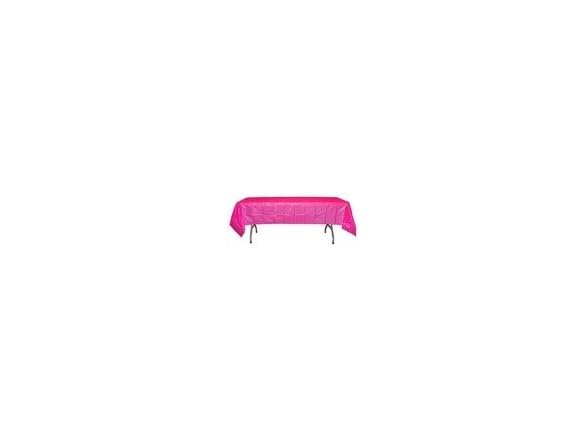 Cerise Plastic Table Cover