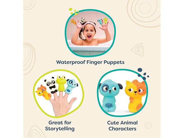 B. toys– 4 Finger Puppets – Animal Finger Puppet