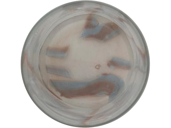 Creative Co-Op Textured Art Glass Vase, Multicolor Finish