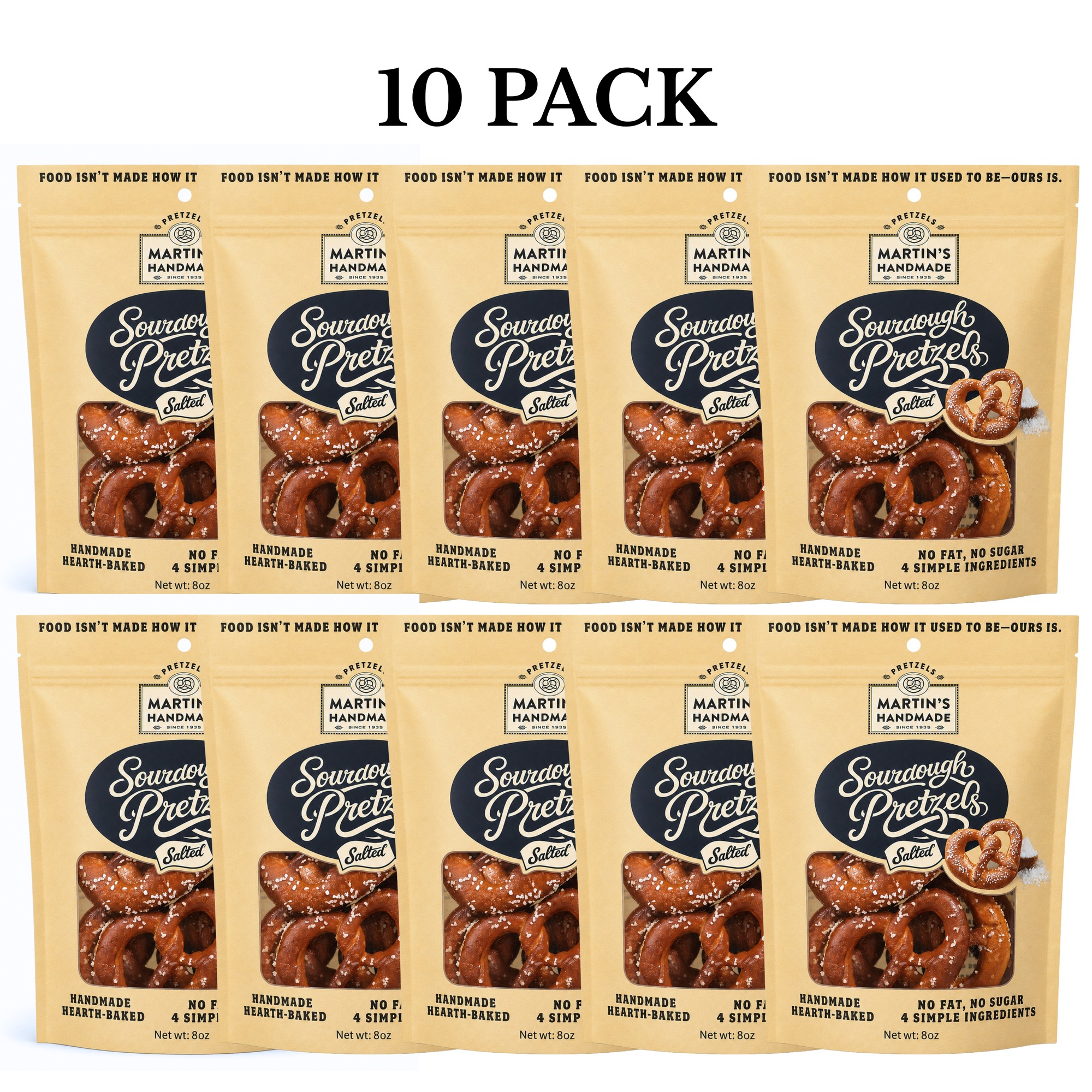 10pk Martin's Sourdough Pretzels - Gallery 10