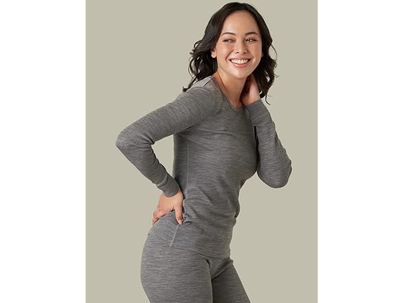 Lapasa Women (M) 100% Merino Wool Base Layer Top