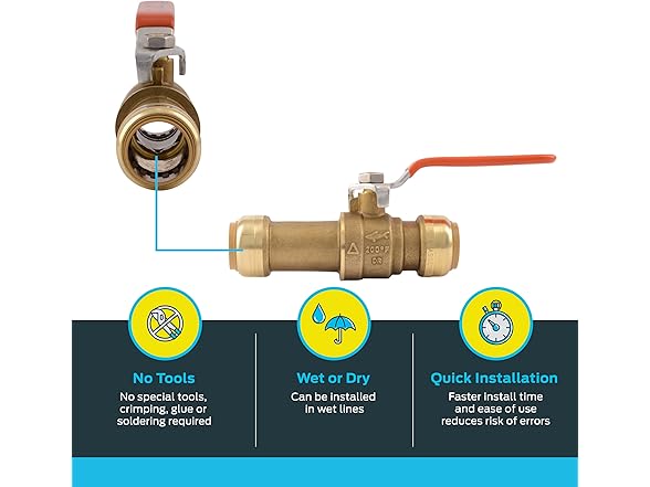 SharkBite 3/4 Inch Slip Ball Valve