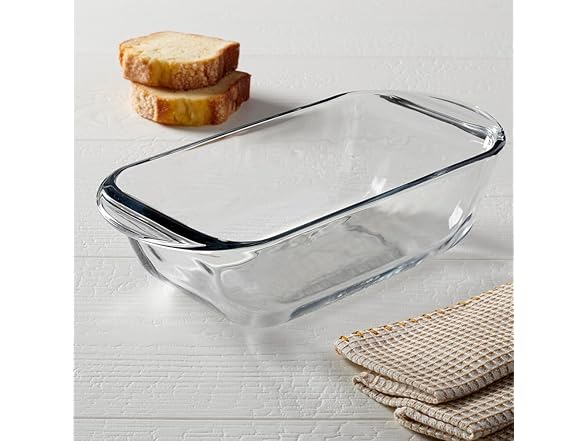 Anchor Hocking Glass Bread Pan Loaf Pan 3Pc