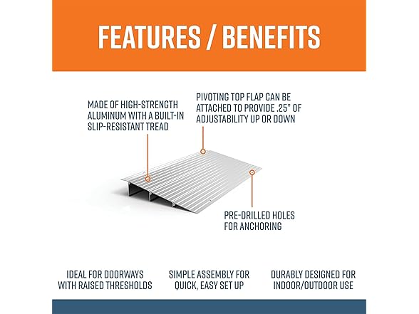 EZ-ACCESS Threshold Ramps for Doorways
