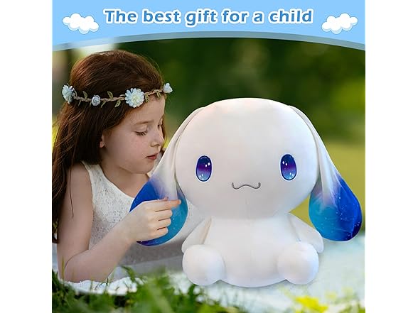 OULV Cute Dog Plush Toy with Big Ears