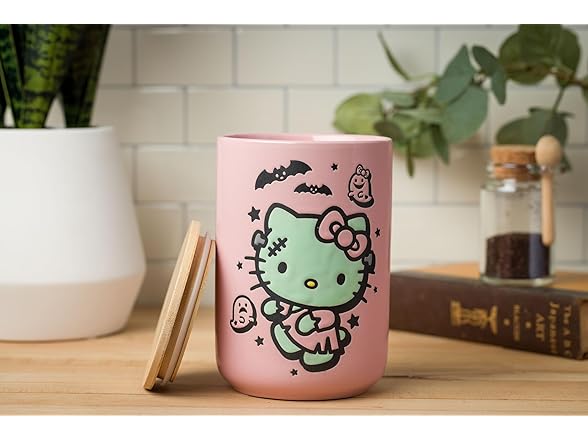 Hello Kitty Halloween Ceramic Jar w/Lid