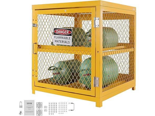 VEVOR Horizontal Cylinder Storage Cabinet