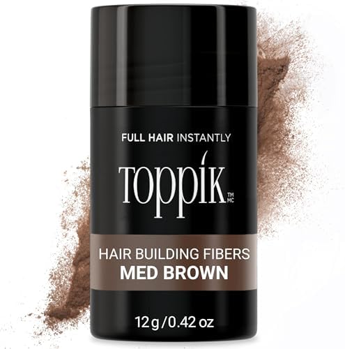 Fibers, Medium Brown, 0.42 oz,