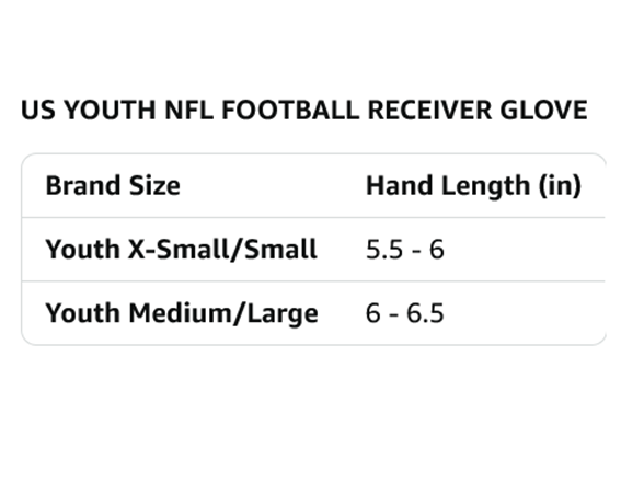 SEATTLE SEAHAWKS Receiver Gloves (YM)