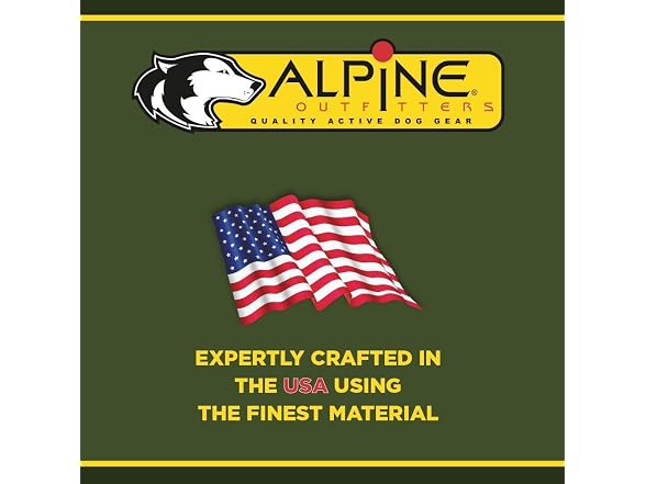 Alpine Outfitters Adjustable Dog Harness, No-Pull D-Ring Red