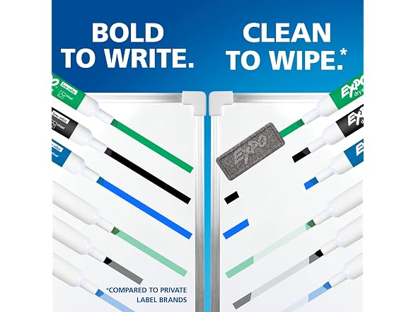EXPO Dry Erase Markers, Low Odor Ink, Assorted
