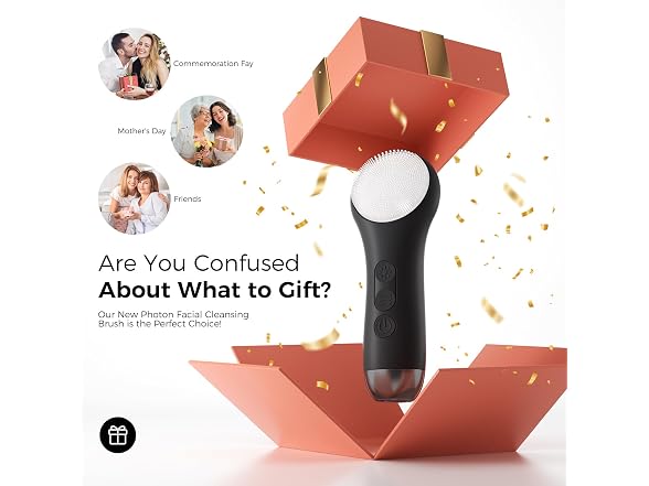 Ccigedy Electric Facial Cleansing Brush Black