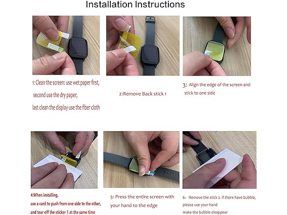 Smart Watch Screen Protectors for Yoever