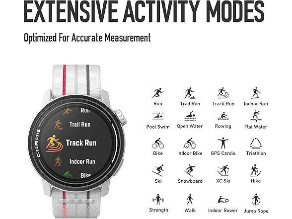 COROS PACE 3 GPS Sport Watch - White