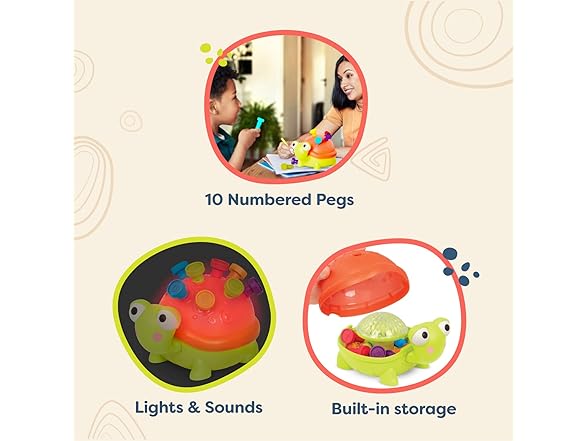 B. toys – Teaching Turtle Toy w/ Lights