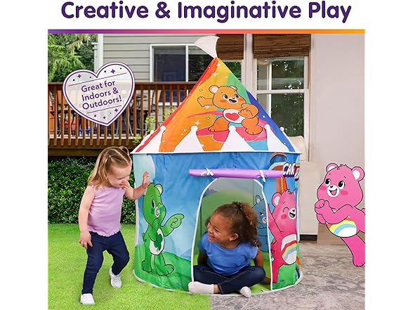 Care Bears Castle Tower Pop-Up Tent for Kids