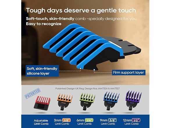 Beard Trimmer for Men, Snap-on Heads