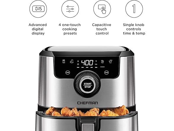 CHEFMAN 4.5 Qt Air Fryer