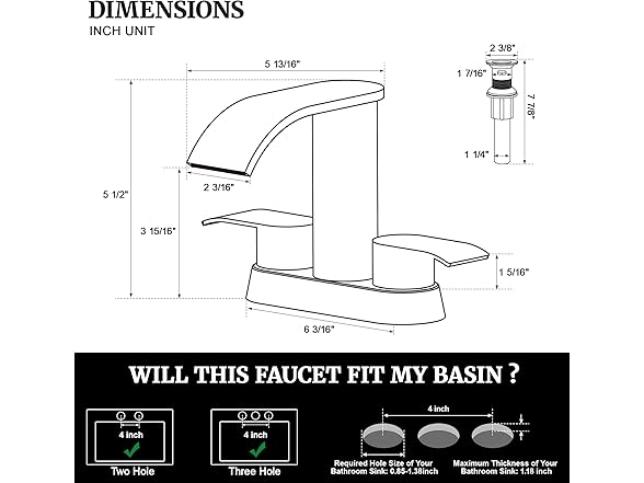 Waterfall Sink Faucet