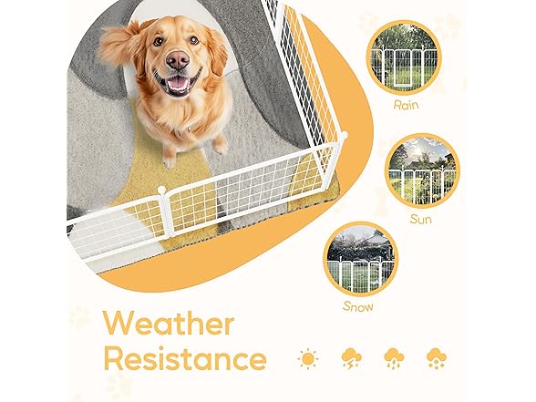 Dog Playpen 32 Inch 8 Panels