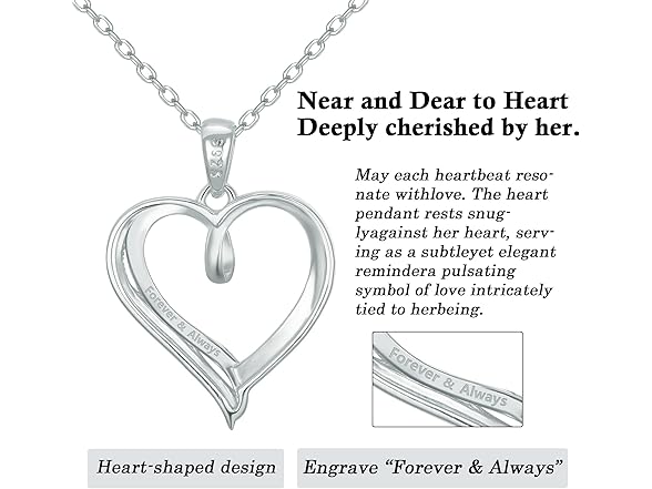 LAVALE Necklace Silver 14K White Gold