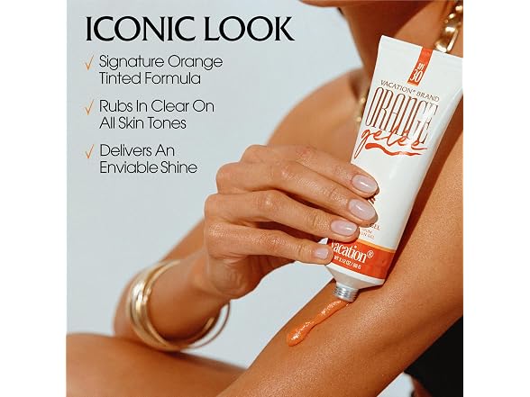 Vacation Orange Gelee SPF 30 Gel and Tube Key