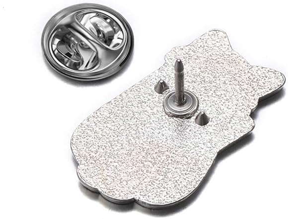 zhanghaoran Cartoon Black Cat Enamel Pin