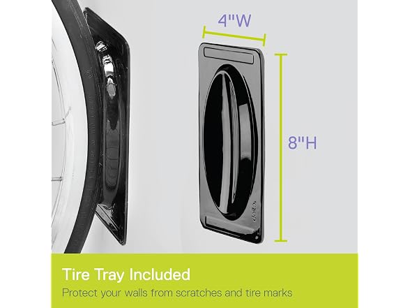 Delta Wall Dock Bike Rack Wall Mount with Tire Wall Guard Cycle