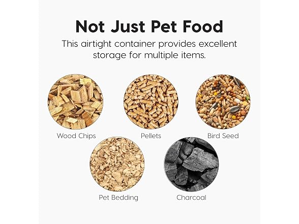 IRIS USA Dog Food Storage Container, Up to 5