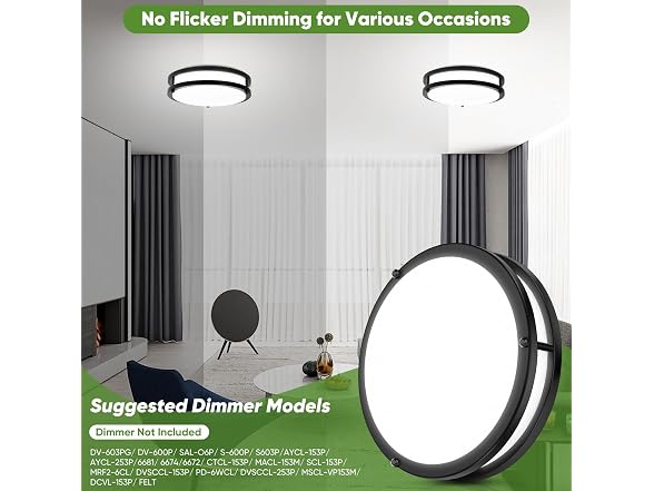 TOBUSA B0CJJKR5GY 2-Pack Ceiling Light Fixture