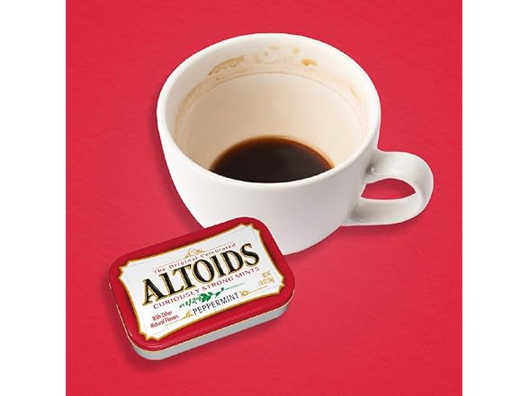 ALTOIDS Classic Peppermint Breath Mints, 1.76 oz Tin