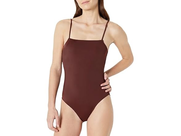 Amazon Essentials Women Squareneck Swimsuit