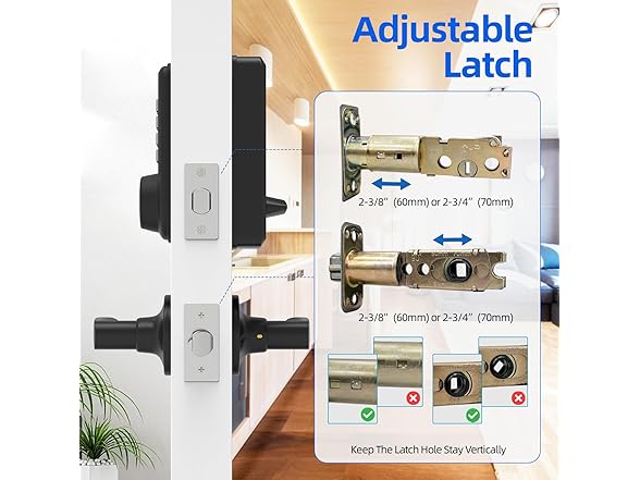 olylo Smart Keypad Deadbolt Lock with Handle