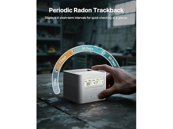 X-Sense Radon Detector for Basement