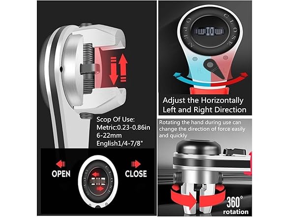 HADVCYUE AAP-Auto-065 Ratcheting Wrench 6–22mm - Gallery 4