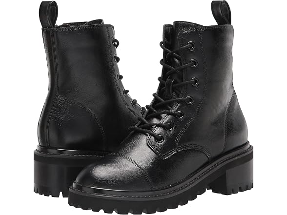 The Drop Women's Sparta Chunky Sole Lace Up Combat Boot