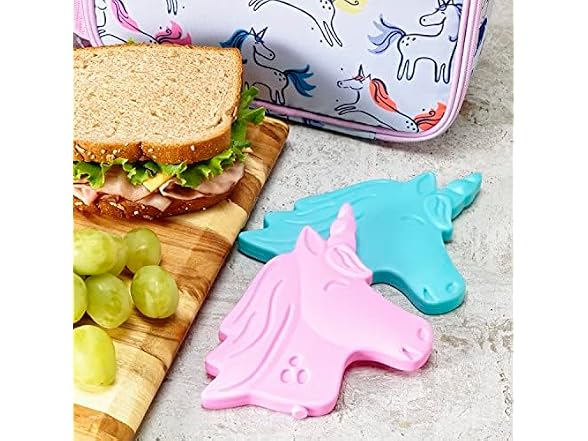 Fit & Fresh Cool Coolers Reusable Kids Lunch Box Ice Packs, 8pk