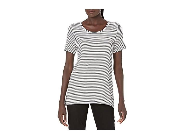 Black White Thin Stripe