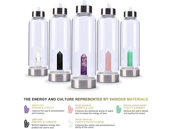 LCLUCKYLK 1pc crystal bottle