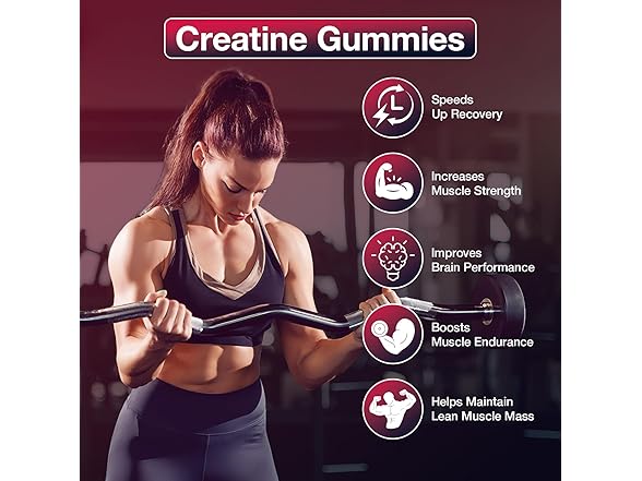 Creatine Gummies for Men & Women
