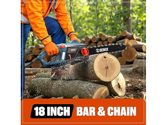 18" SENIX Corded Chainsaw