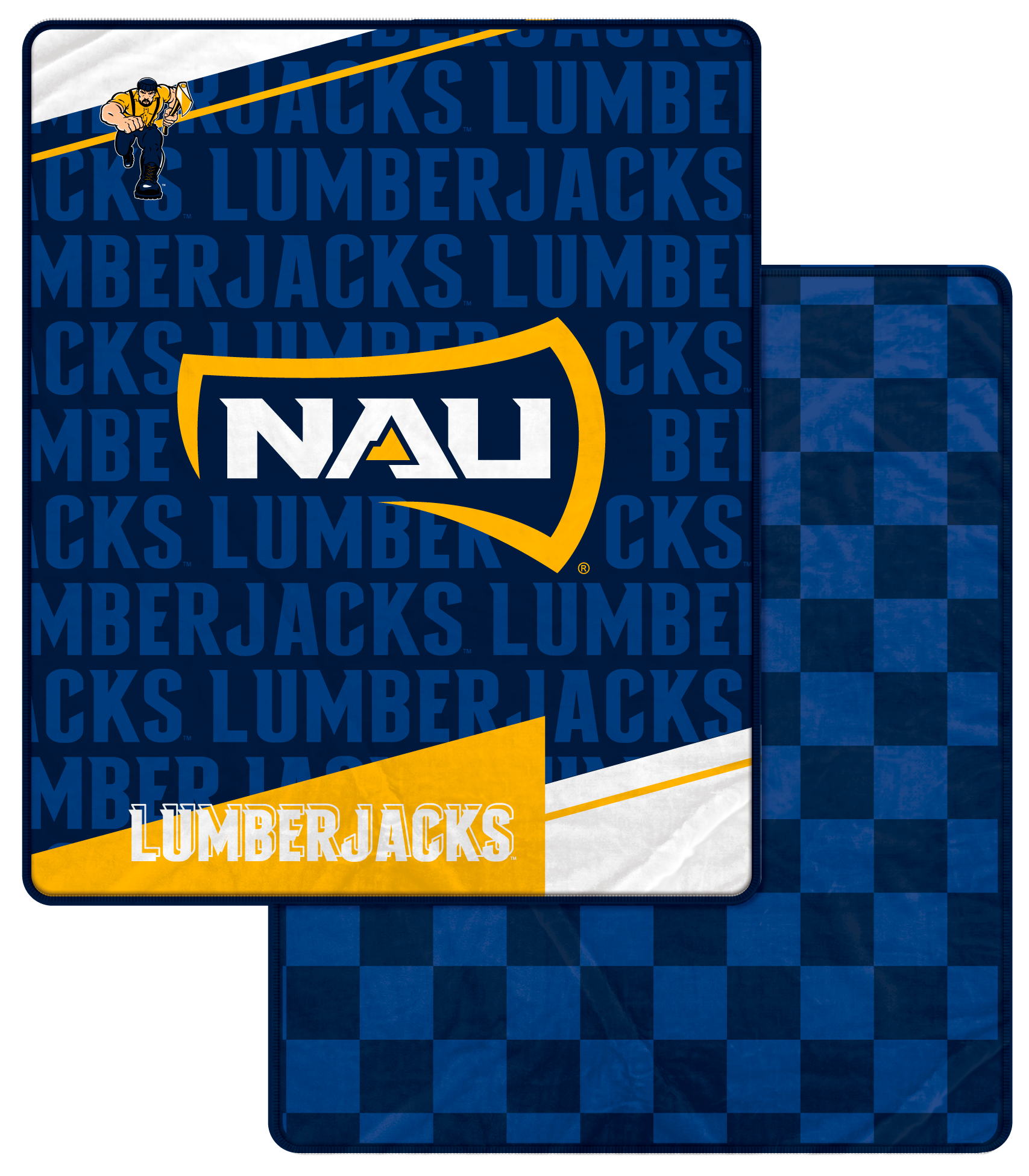 NCAA Checkers Logo Blanket (60 x 70) - Gallery 24