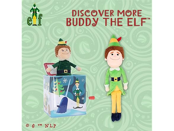 Kids Preferred Elf 4 Pc Cuteeze Plush Set