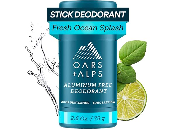 Oars + Alps | Aluminum Free Men's 1pk