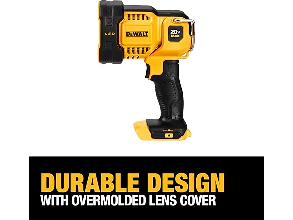 DEWALT 20V MAX LED Work Light, Handheld Spotlight with 508 Y (Open Box)