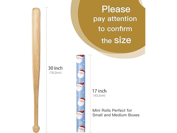 WRAPAHOLIC Christmas Wrapping Paper Roll