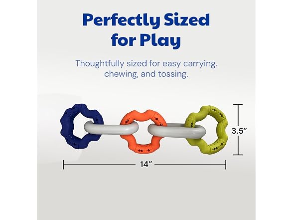 American Kennel Club AKC Sport Chain Dog Chew Toy